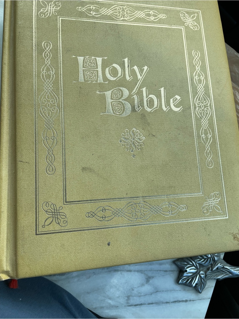 Holy Bible Hardcover - Gold Cover